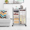 15 Drawers Rolling Storage Cart Organizer-clear - Gallery View 1 of 10
