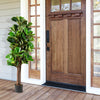 5-foot artificial fiddle leaf fig tree in a decorative pot, perfect for indoor or outdoor decoration with realistic.