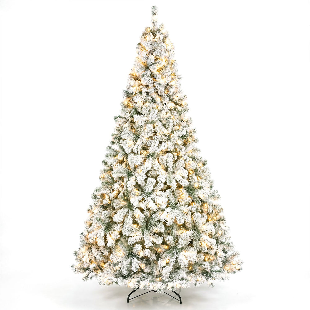 9/7.5/6/4.5 FT Pre-Lit Artificial Christmas Tree with 900/550/250/150 Warm White LED Lights-M - Gallery View 1 of 1