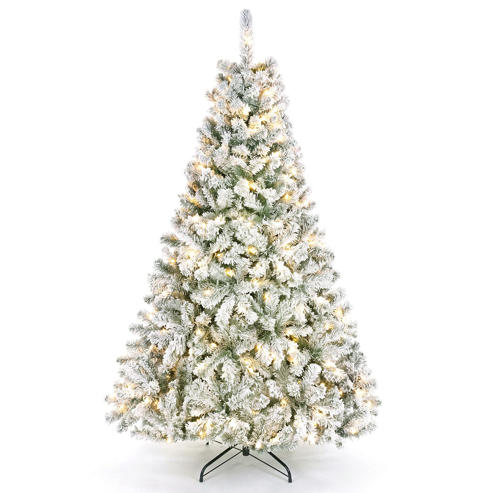 9/7.5/6/4.5 FT Pre-Lit Artificial Christmas Tree with 900/550/250/150 Warm White LED Lights-S - Gallery View 1 of 1