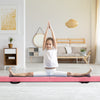 9 FT Folding Gymnastics Balance Beam with Anti-slip Base and Pine Wood Frame-Pink - Gallery View 1 of 10