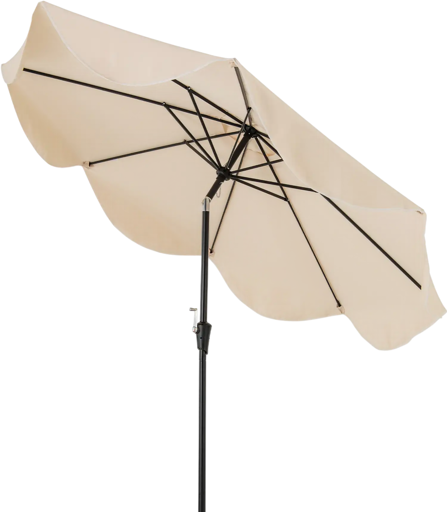 Costway 9' Patio Umbrella Crank Handle Push Button Tilt 21756348 New