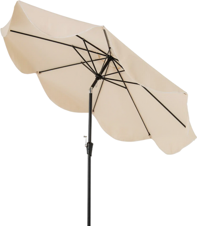 Costway 9' Patio Umbrella Crank Handle Push Button Tilt 21756348 New