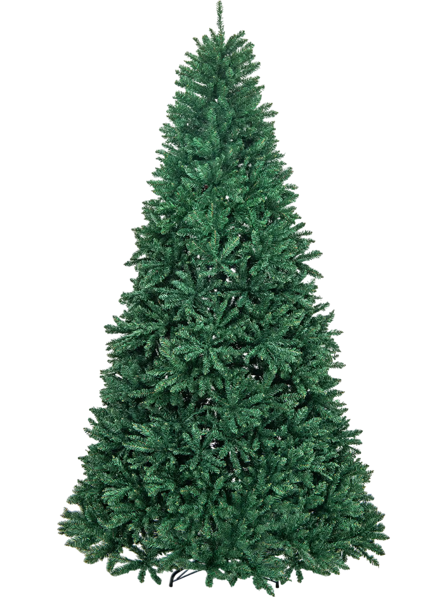 Costway 9' Hinged Premium Artificial PVC Christmas Tree w/ Metal Stand 21740658 New