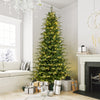 9 Feet Pre-Lit Artificial Christmas Tree with Warm White LED Lights - Gallery View 1 of 10