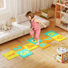9 Pieces Interlocking Foam Puzzle Floor Mat with 3 Marker Discs-Yellow - Gallery View 1 of 10