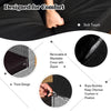 Close-up of the soft padded cushion with removable cover and zipper, designed for the 9-piece patio furniture set.
