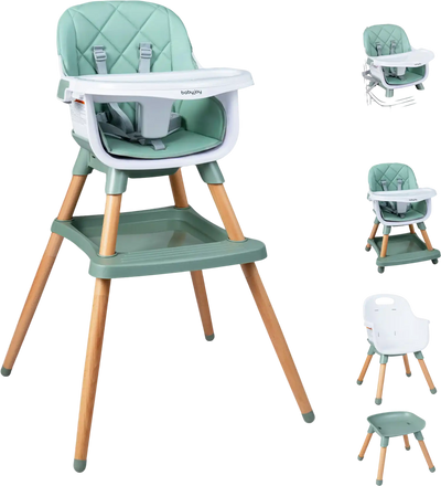 Costway 9-in-1 Convertible Baby Toddler High Chair w/ Seat Cushion 34174592 New