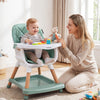 9-in-1 Convertible High Chair for Babies and Toddlers with Seat Cushion-Green - Gallery View 1 of 10