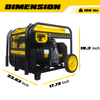 Aceup Energy 8000 Watt Gasoline Inverter Generator 322CC Electric Start & Recoil Start RV-Ready for Home Use,Emergency - AceupEnergy