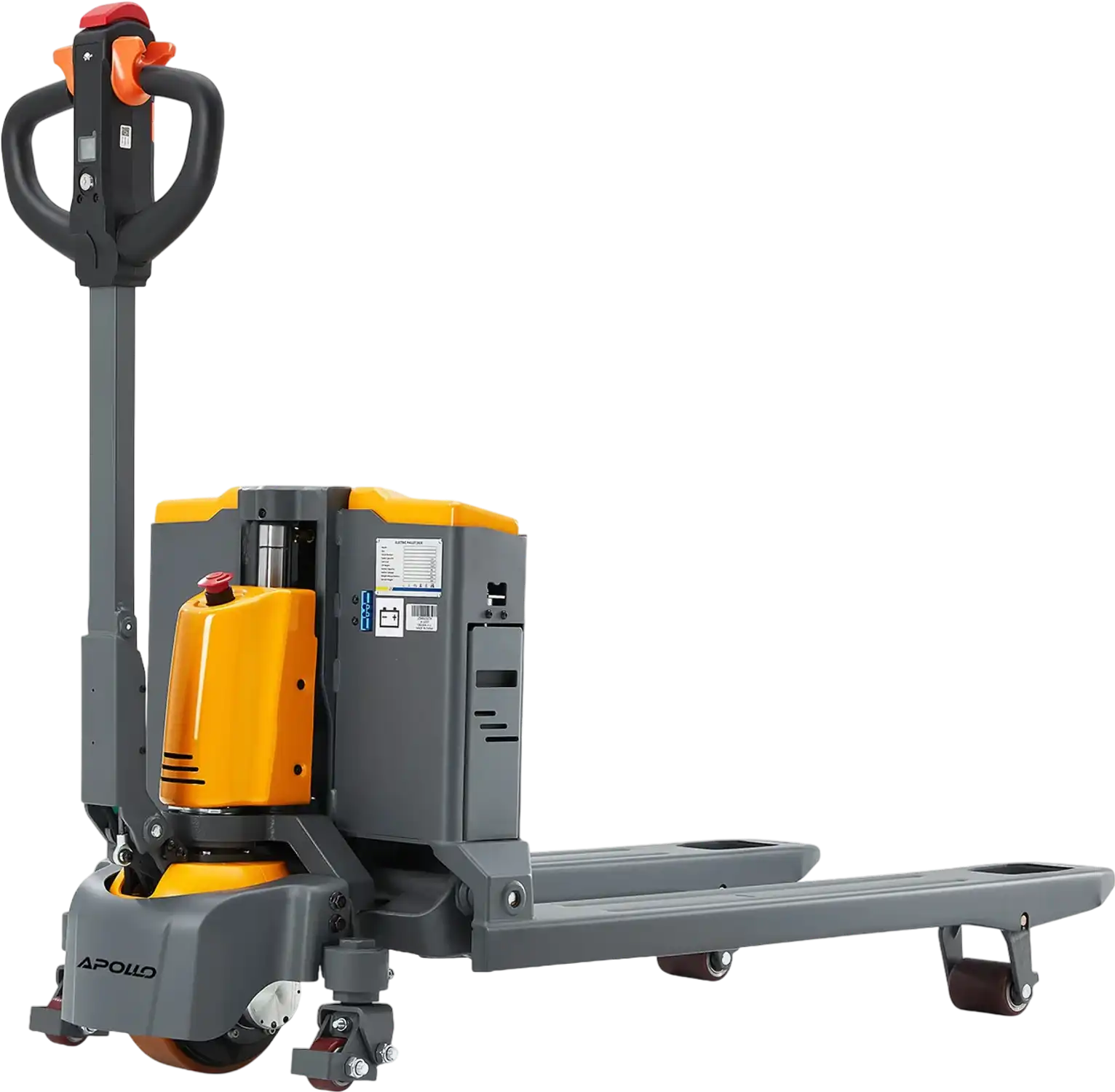 Apollolift A-1037 Pallet Jack Full Electric Lithium Power 3300 lbs. Capacity With 48
