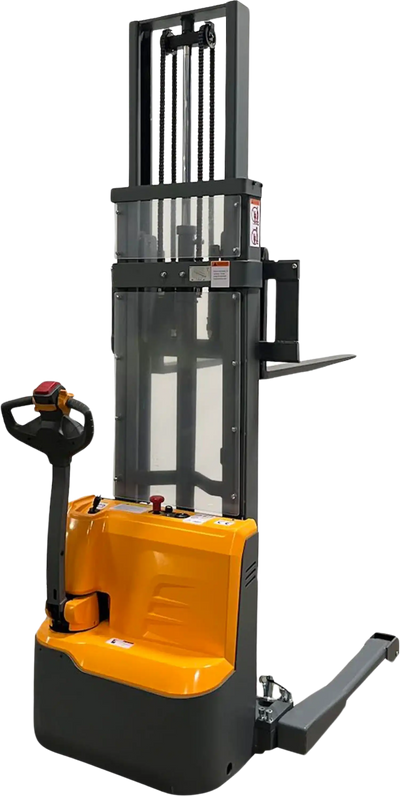 Apollolift A-3035 Electric Forklift Walkie Stacker Lithium Battery with Straddle Legs 2640 lbs. Capacity 118