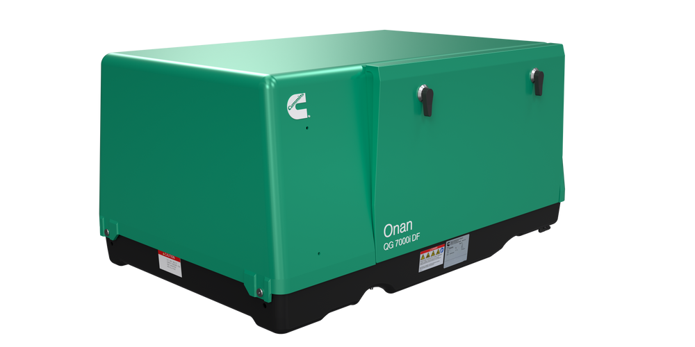 Cummins Onan QG 7000i DF 7.0kW RV Generator 7HGLCA-8312 EFI Dual Fuel Gas LP Single Phase 120/240V Air Cooled EVAP New