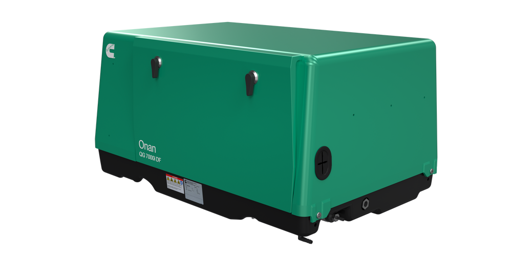 Cummins Onan QG 7000i DF 7.0kW RV Generator 7HGLCA-8312 EFI Dual Fuel Gas LP Single Phase 120/240V Air Cooled EVAP New