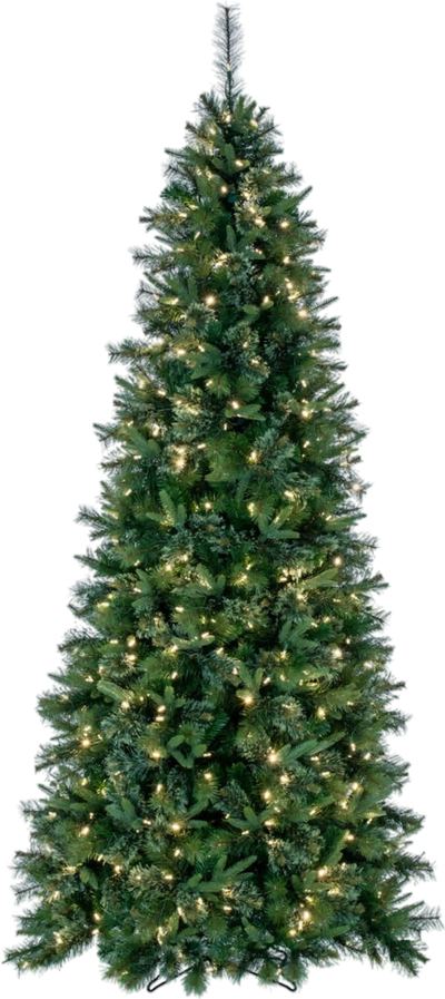 Vickerman Cashmere Artificial Christmas Tree Slim 7.5' x 46