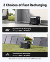 Anker SOLIX F2600 Power Station 2560Wh 2400W with 100W Solar Panel Manufacturer RFB