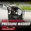 AiPower Gas Hot Water Pressure Washer 4000 PSI 4.0 GPM with Diesel Heater EPA Certified, A4000