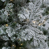 Vickerman Flocked Sierra Fir Artificial Christmas Tree 7.5' Pre-Lit Warm White LED Lights New