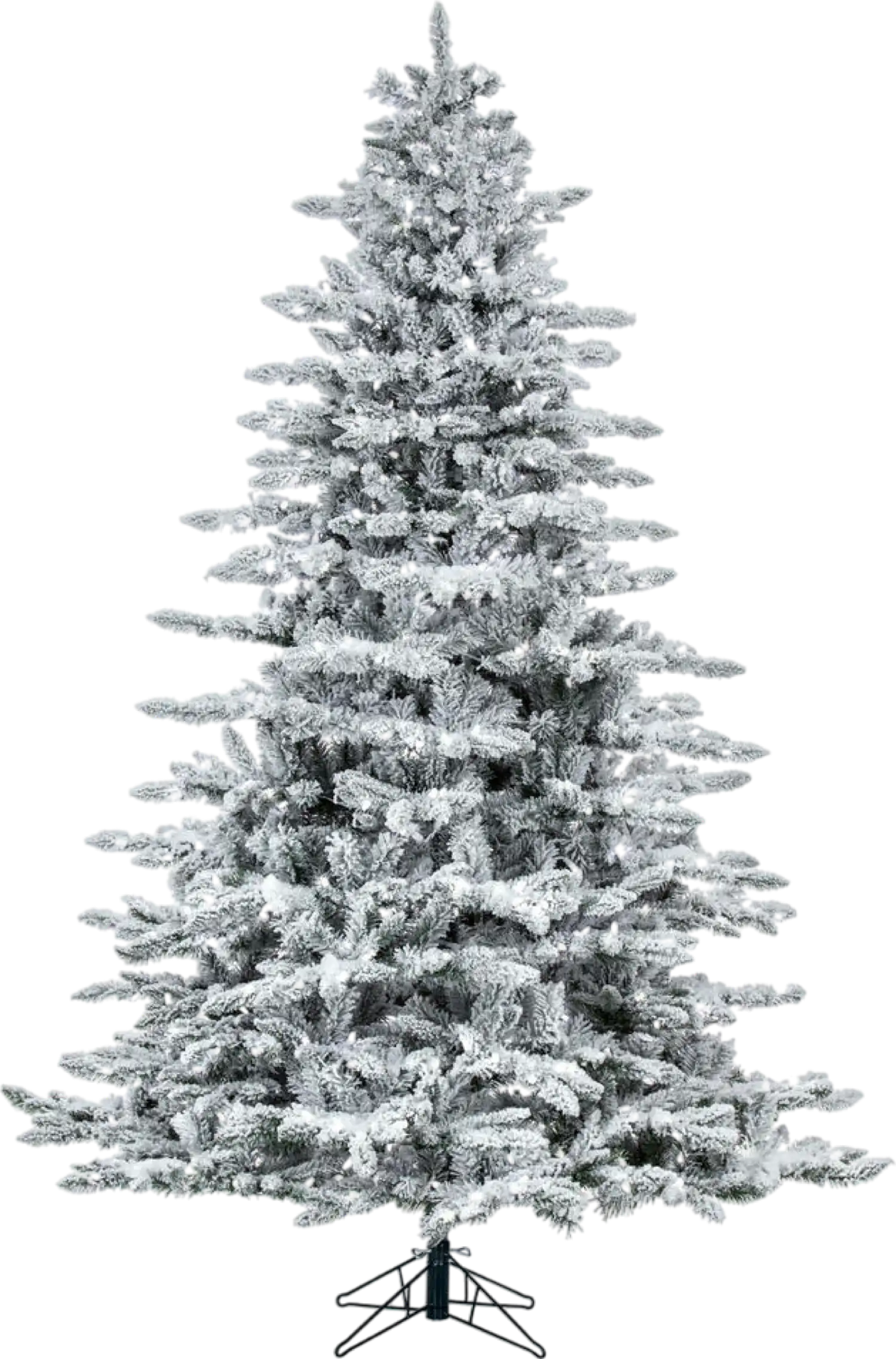 Vickerman Flocked Utica Fir Artificial Christmas Tree 7.5' x 65