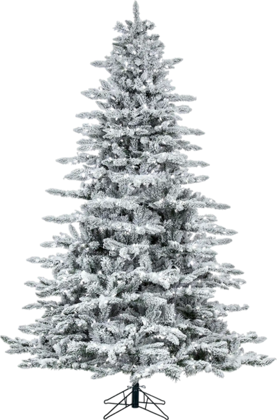 Vickerman Flocked Utica Fir Artificial Christmas Tree 7.5' x 65