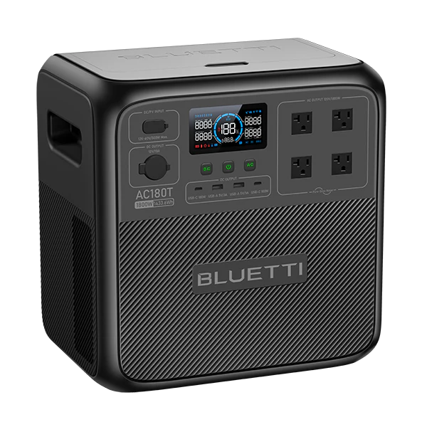 Bluetti AC180T 1433Wh/1800W Portable Power Station Solar Generator New
