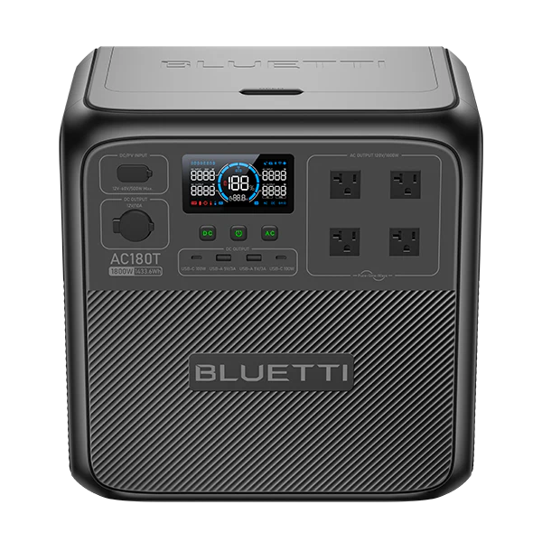 Bluetti AC180T 1433Wh/1800W Portable Power Station Solar Generator New