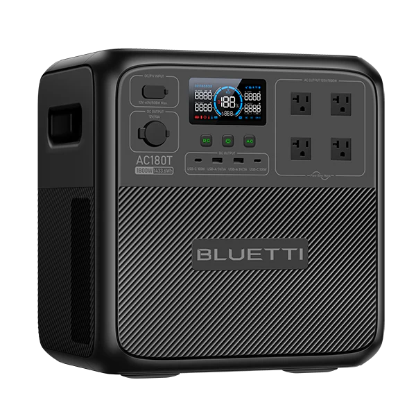 Bluetti AC180T 1433Wh/1800W Portable Power Station Solar Generator New