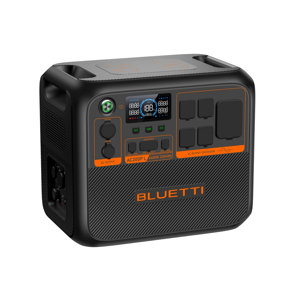 Bluetti AC200P L 2304Wh/2400W Portable Power Station Solar Generator New