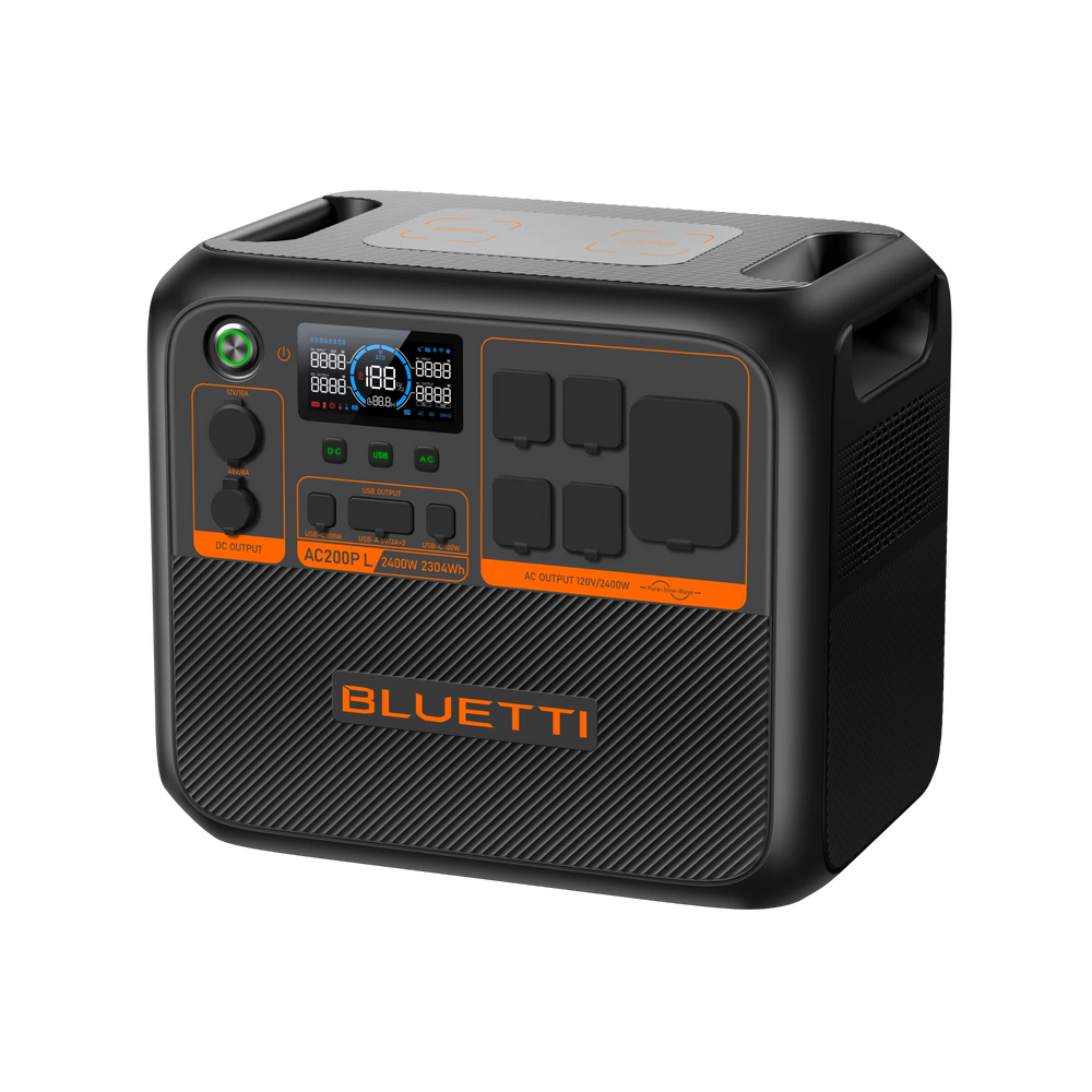 Bluetti AC200P L 2304Wh/2400W Portable Power Station Solar Generator New