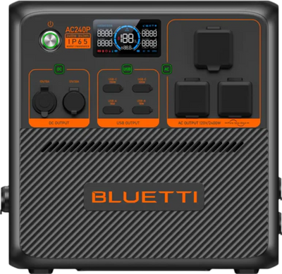 Bluetti AC240P 1843Wh/2400W Portable Power Station Solar Generator New