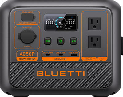 Bluetti AC50P 504Wh/700W Portable Power Station Solar Generator New