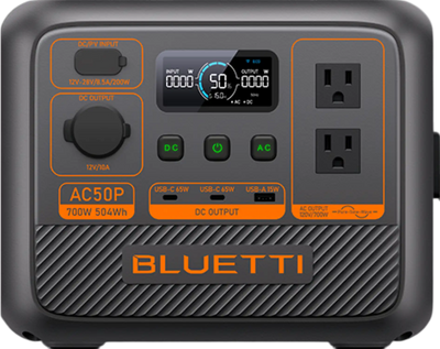 Bluetti AC50P 504Wh/700W Portable Power Station Solar Generator New