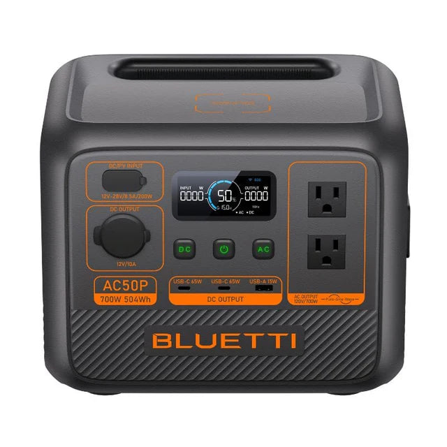 Bluetti AC50P 504Wh/700W Portable Power Station Solar Generator New