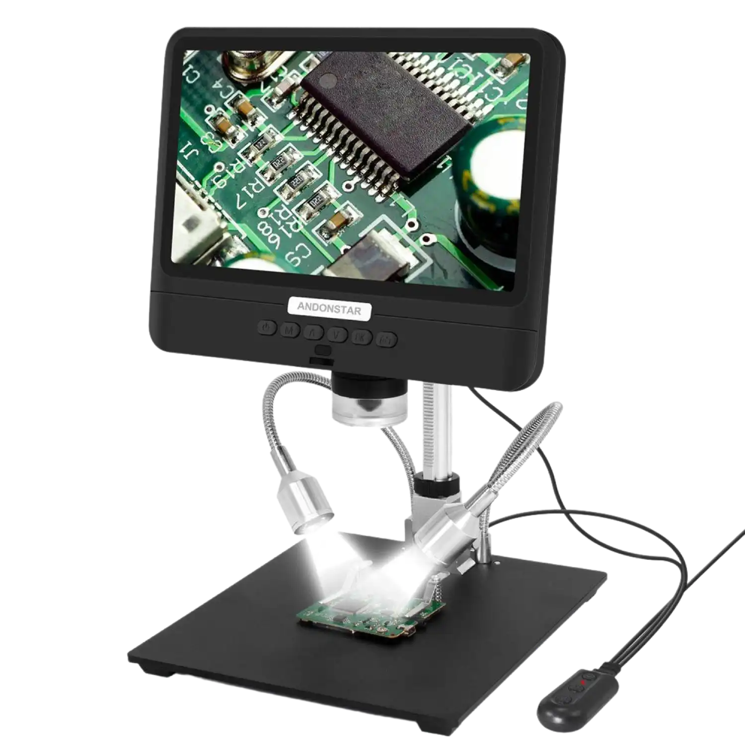 Andonstar AD208 8.5 Inch Display 1080P PCB Repair Soldering Digital Microscope and Coin Inspection Microscope New