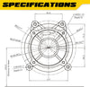 Aceup Energy 15HP 420cc Gas Engine Horizontal Shaft, 4 Stroke OHV Gas Motor with Electric Start, Shaft 1" (25.4mm) Diameter, 3.48" Long, 1/4" Keyway