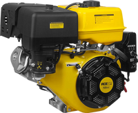 Aceup Energy 15HP 420cc Gas Engine Horizontal Shaft, 4 Stroke OHV Gas Motor with Electric Start, Shaft 1