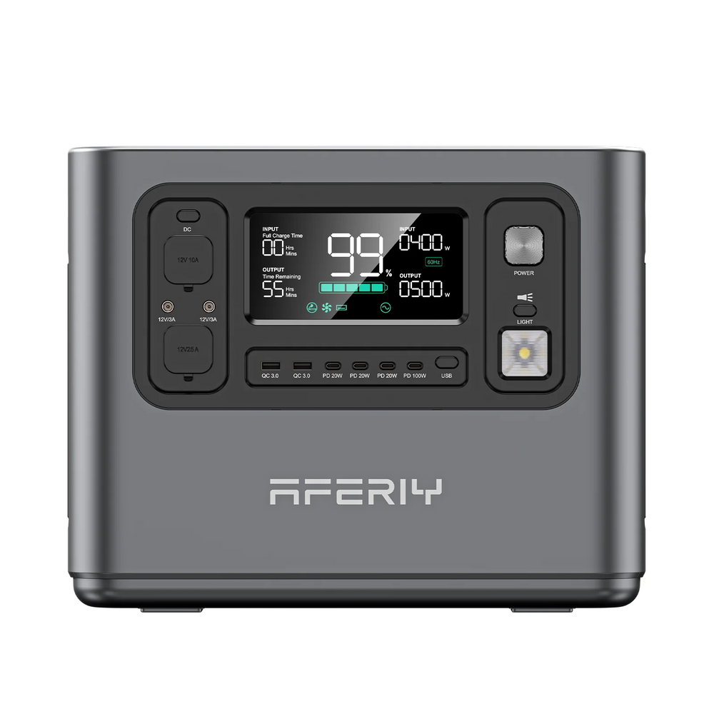 Aferiy AF-P110 Portable Power Station 1200W/2400W LiFePO4 Battery 1248Wh New