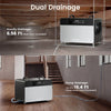 Waykar Commercial Dehumidifier 125 Pints 6500 Sq. Ft with Built-in Pump New