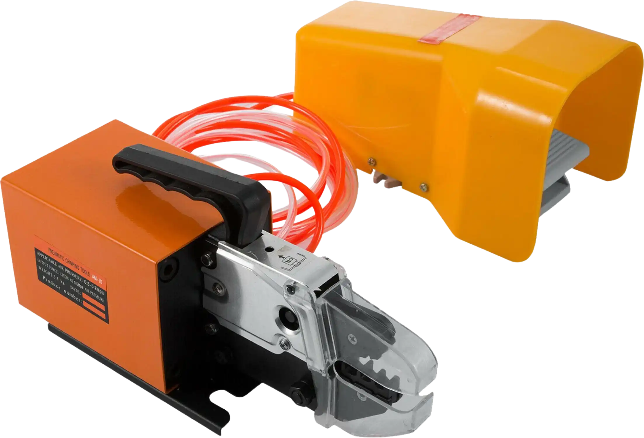 Vevor AM-10 Pneumatic Crimping Tool Air Powered 0.4-1 Mpa Wire Terminal New