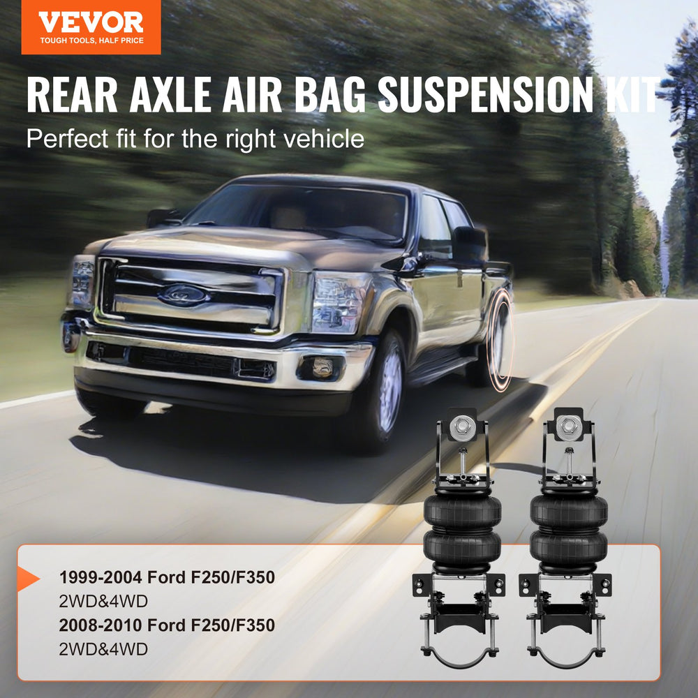 Vevor Air Springs Suspension Bag Kit Fits 1999-2004 and 2008-2010 Ford F250/F350 2WD 4WD New