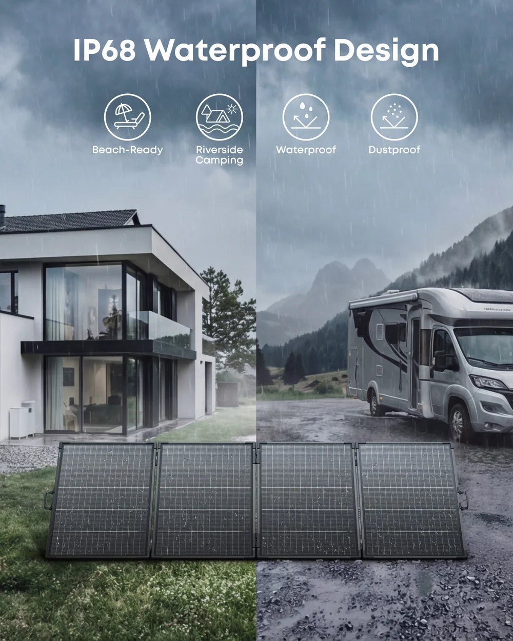 Anker PS400 Portable Solar Panel 400W Bifacial AS340111 New