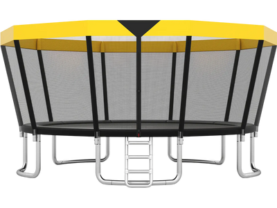 Costway ASTM Recreational Trampoline w/ Non-Slip Ladder 45736728 New