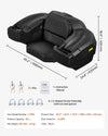 Vevor ATV Rear Storage Box Lounger 42.5" x 24.8" x 16.9" 95 Qt Capacity with Seat and Backrest New
