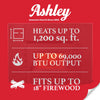 Ashley Hearth AW1820E EPA Certified 1,200 sq. ft. Wood Stove Insert with Blower New