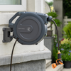 Giraffe Tools Retractable Garden Hose Reel 1/2in-100ft Dark Grey New