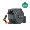 Giraffe Tools Retractable Garden Hose Reel 1/2in-100ft Dark Grey New