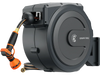 Giraffe Tools Retractable Garden Hose Reel 1/2in-100ft Dark Grey New