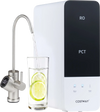 Alkaline PH+ Reverse Osmosis water filter system with smart LED faucet, compact design, and 600 GPD flow rate for.