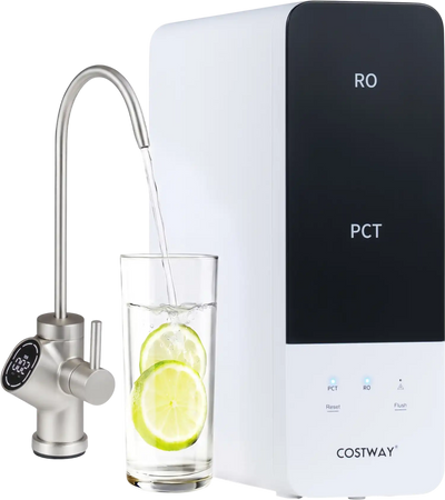 Costway AW-RB05 Alkaline PH+ Tankless Under-Sink Reverse Osmosis Water Filter 600/800 GPD 59327550 New