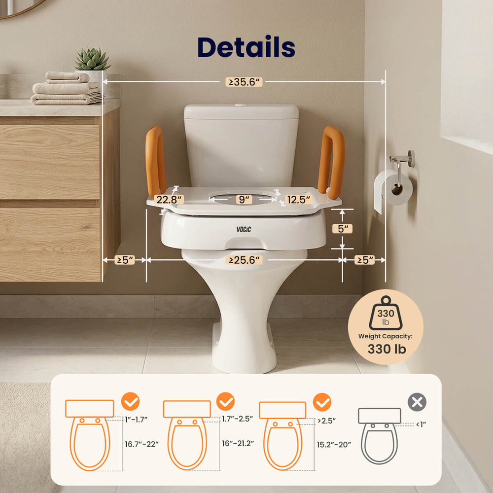 VOCIC Electric Toilet Seat Lift AX12 PRO